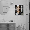 thumbnail image 2 of WFSposter Funny Highland Cow Bathroom Decor Wall Art Cute Cattle Cow in Bathtub Painting Black and White Bathroom Animals Wall Decor Framed Poster for Bathroom Toilet Decoration 12x16 inch, 2 of 6