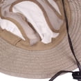 thumbnail image 3 of Youkk Femmes Pêcheur Chapeau Randonnée Camping Réglable Chapeau à Large Bord avec Corde Mode Simple Conception Seau Chapeaux Décoration Gris Vert, 3 of 6