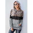 thumbnail image 4 of ABPHQTO Sudadera Con Capucha De Mujer Leopardo Gris Tie Dye Colorblock, 4 of 5
