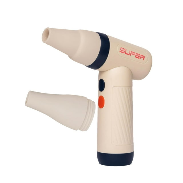 Ventilador de turbina de mano, ventilador de alta velocidad, ventilador de turbina portátil, ventilador USB para exteriores para viajes azul