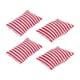 thumbnail image 5 of 4 cojines para casa de muñecas, accesorios para casa de muñecas, regalos para niñas, sofá. rayas rojas, 5 of 9