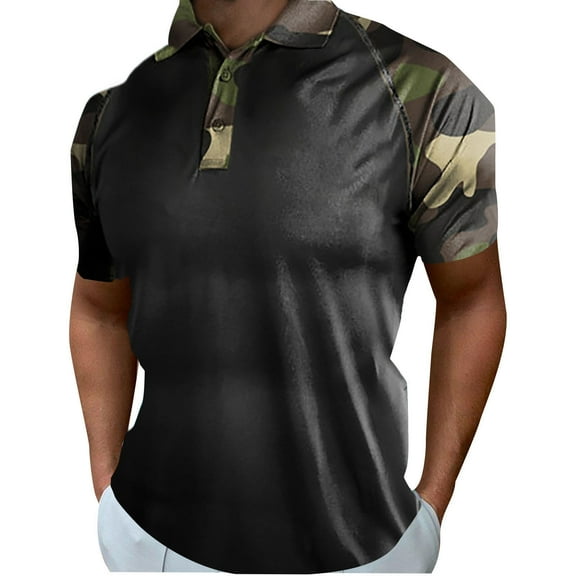 Akiihool Mens Polo Shirts Short Sleeve Big And Tall Mens Golf Shirt Short Sleeve Moisture Wicking Performance Solid Casual Pique Golf Polo Shirts for Men (AG,4XL)