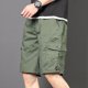 thumbnail image 5 of Pantalones Cortos para Hombre con Bolsillos con Cremallera Bolsillos Múltiples Pantalones Cortos de Longitud de Rodilla de Algodón, Cinturón Incluido Pantalones de Trabajo Al Aire Libre, 5 of 8