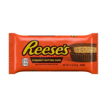 Reese's Milk Chocolate Peanut Butter Cups Candy, Pack 1.5 oz