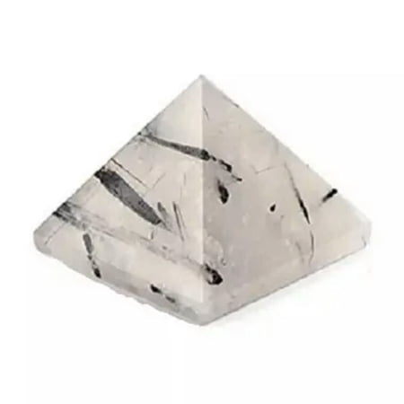 EOEMY Natural Quartz Crystal Egyptian Pyramid Chakra Reiki Mineral Stone Tower Decor-Black Tourmaline Quartz-1Pc EOEMY Natural Quartz Crystal Egyptian Pyramid Chakra Reiki Mineral Stone Tower Decor-Black Tourmaline Quartz-1Pc