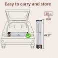 thumbnail image 7 of 10x10 Pop Up Canopy with Side Wall, Beach Tent with One Push Setup, Waterproof Outdoor Beach Canopy, Pop-Up Sun Shelter Canopy with Wheeled Bag for Parties, Beach, Outdoor, Off-White, 7 of 7