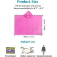 thumbnail image 3 of Ponchos de lluvia RUISHYY para adultos (paquete de 2), poncho de lluvia de EVA reutilizable, impermeable y portátil para hombres y mujeres con capucha., 3 of 5