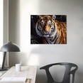 thumbnail image 3 of COMIO  Wild Animal Canvas Wall Art A Ferocity Royal Bengal Tiger Pictures for Wall Painting Print on Canvas Framed Contemporary Art for Men Boy Bedroom Home Modern Decoration, 3 of 4