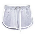 thumbnail image 2 of LIaqionyy Womens Casual Sweat Shorts Summer Elastic Waist Comfy Shorts with Pockets Lightweight Workout Lounge Shorts, 2 of 3