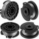 thumbnail image 5 of 5 carretes de hilo de repuesto F016800569 para desbrozadora Bosch EasyGrassCut, carrete de repuesto para recortadora F016800385 compatible con ART 23SL y ART 26SL (4 piezas + 1 pieza), 5 of 5