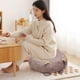 thumbnail image 4 of Cojín redondo con agujeros medianos, cojín para silla de oficina, grueso y sólido, para yoga, sala de estar, espuma de alta densidad, 35,5 x 35,5 x 7,6 cm, para oficina en casa.,Wsvlmg, 4 of 9