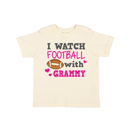 

Inktastic I Watch Football with My Grammy Gift Toddler Toddler Girl T-Shirt