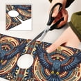 thumbnail image 6 of Yayeee Faucet Mat for Kitchen Sink 14.7" Diatomite Long Splash Guard Pad, Blue Geometric Eagle, 2 Pack, 6 of 7