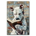 thumbnail image 3 of Dogo Argentino Decor Poster Unframe, Dogo Argentino Dog Canvas Wall Art, Dog Reading Book Canvas Print Painting Poster Wall Decor Dog Lovers Gifts, 3 of 6