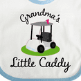 thumbnail image 4 of Inktastic Grandma's Little Caddy Golf Boys or Girls Baby Bib, 4 of 4
