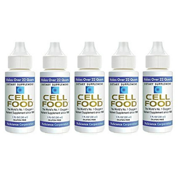 Cellfood Liquid Concentrate, 1 oz. Bottle (Pack of 5) Original