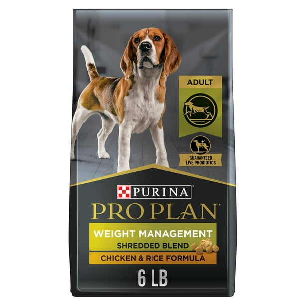 Purina Pro Plan Weight Management Dog Food, Shredded Blend Chicken