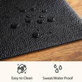 thumbnail image 5 of 8x3 FT Treadmill Mat for Home Gym, 1/4" Thick High Density PVC Equipment Mat, Anti-Vibration Floor Protector for Exercise Bike, Noise Reduction for Hardwood Floors, Black (1), 5 of 8