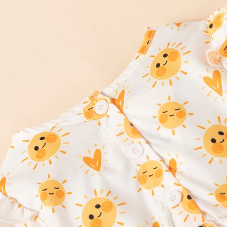 

Gubotare Baby Rompers Girl Fall Organic Cotton Baby Boy Girl Zip up Sleep N Play Footless Long/Short Sleeve Yellow 3-6 Months