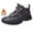 Grey, variant on Men's Fleece Warm Boots, Snow Boots for Men, Men's Waterproof Work Boots, Warm Furry Lined Winter Hiking Boot, Fur Boots Men Non-slip Outdoor Ankle High-Top Shoes for Work Hiking Trekking
