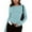 Light Blue, variant on Crop Tops For Women Slim Fitted Y2k Trendy Thermal Tops Juniors Workout Athletic Long Sleeve Basic Tee Fashion Teen Girls Layering V Neck Tight Shirt Hot Pink M