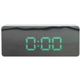 thumbnail image 3 of Reloj de escritorio, reloj despertador con espejo LED, reloj despertador, reloj de escritorio, muy versátil, 3 of 9