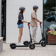 GOTRAX G3 ماكس التنقل الكبار سكوتر الكهربائية، 37 ميل المدى، 350 W موتور، 10 Tire، طوي، المحمولة، الكبار، أسود