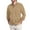 Khaki, variant on Men's Dress Shirts Casual Button Down Shirt Long Sleeve Shirts (,L)
