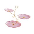 thumbnail image 4 of WeiLaiKeQi 3 Layer Fruit Plate Holder 3 Tier Serving Tray for Birthday Banquet Festival pink, 4 of 9