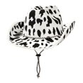 thumbnail image 1 of Beistle 60830 Cow Print Cowboy Hat, White/Black, 1 of 9