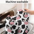 thumbnail image 5 of White Cow Black Spot Pattern Bathroom Rugs Mat,Non Slip Microfiber Bathroom Rug,Rubber Backing,Soft Bathroom Mats for Bathroom Floor,Tub and Shower,60x24in(150x60cm), 5 of 5