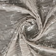 thumbnail image 2 of Zelouf Abstract Metallic Floral Pleated Chiffon  , Sewing, DIY, Crafts Fabric by the Yard, Ash/silver, 20 Yard, 2 of 3