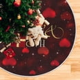 thumbnail image 5 of Coolnut Valentine's Day Tree Skirt Home Decoration Large Round Hearts Christmas Tree Skirt for Holiday Party Home Christmas Day Ornaments,35.4", 5 of 6