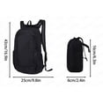 thumbnail image 3 of Meitianfacai Waterproof Hiking Daypack, Lightweight Packable Backpack for Travel, Airplane Travel Small Backpack for Adults, Outdoor Sports Backpack, Orange, 17"x10", 3 of 7