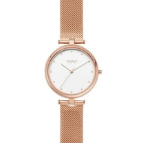 Tanja Three-Hand Rose-Tone Steel-Mesh Watch (SKW2827)