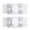transparent, variant on Ice Cleats with 5 Spikes, Antislip Snow Cleats, Ice Shoe Grippers Walk Traction Cleats Shoe Chain for Walking Climbing