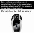 thumbnail image 2 of Key Fob Cover Compatible with BMW 5 Series 7 Series 3 Button Keychain Case Holder Protector,A Button-silver, 2 of 8
