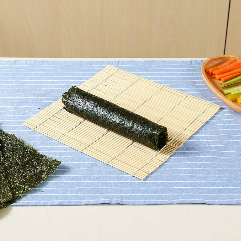 Sushi Mat Bamboo Maker Kit Rice Roll Mold Kitchen DIY Mould Roller