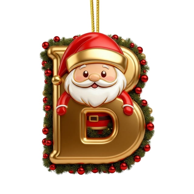 Rapeiae 26 Letters Christmas Tree Decoration Pendant Christmas Tree Ornaments Personalized Christmas Ornaments Christmas Decoration Xmas Tree Hanging Decor