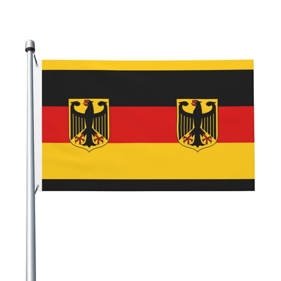 Flag Of Germany Print Flag 3x5 Ft Outdoor Garden Flag Double Sided Banner For Yard Lawn Porch Balcony Home Decorations