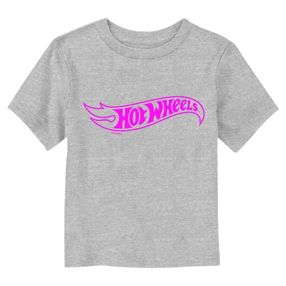 Toddler Hot Wheels Classic Pink Logo T Shirt