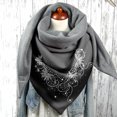 thumbnail image 4 of Women With Diamond Series Printing Scarf Fashion Multi-Purpose Shawl Scarf, 4 of 9