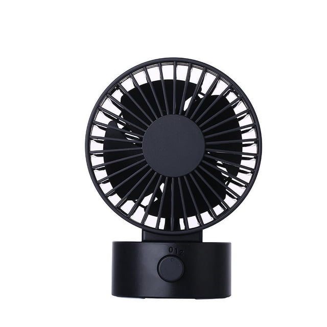 Ventilador de doble hoja ultra silencioso con carga USB para computadora de escritorio de oficina mini