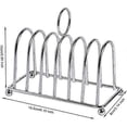 thumbnail image 2 of Stainless steel horseshoe toaster display home kitchen toaster outdoor camping picnic toaster rack home outdoor kitchen, 2 of 5