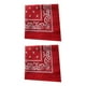 thumbnail image 4 of Ounissouiy Moda duradera Hip Hop Hombres Mujeres Bandana Deportes Headwear Bandana Muñeca Hairwrap Doble cara Head Wrap Bufanda Headwear Type5 NO5, 4 of 6