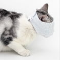 thumbnail image 4 of Cat Muzzles, Breathable Cotton Cat Restraint Mask for Grooming and Nail Trimming, Cat Supply Prevent Cats from Biting Chewing Scratching Mouth Hole M, 4 of 6