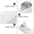 thumbnail image 3 of IDEANATEGRATE 6Ud Soporte Oval Para Barra De Y Closet De Hierro Plata Uso Doméstico, 3 of 8