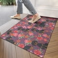 thumbnail image 4 of Dachshund Dog and Flower Floral Door Rugs,Washable Non Slip Door Mats Indoor,Decorative Door Mats,Entry Mat Indoor for Entrance,Bedroom,Kitchen,Bathroom,17"x30", 4 of 6