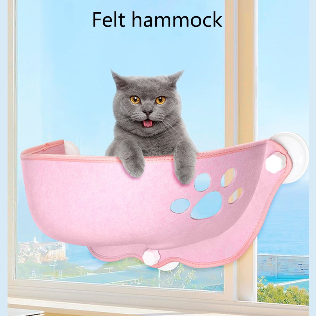 Window Perch Hammock with Suction Cups for Home Use Balcony Window Detachable Nest