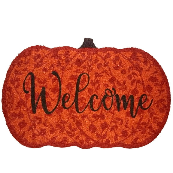 Briarwood Lane Welcome Pumpkin Medium Coir Doormat 24 x 36